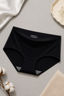Anti-stain period panty with leakproof protection layers in black color