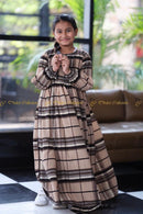 Little Mahzabin dress checkered - Modest Collection