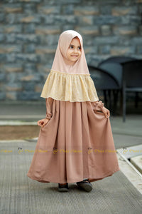 Little mahzabin abaya Ivory