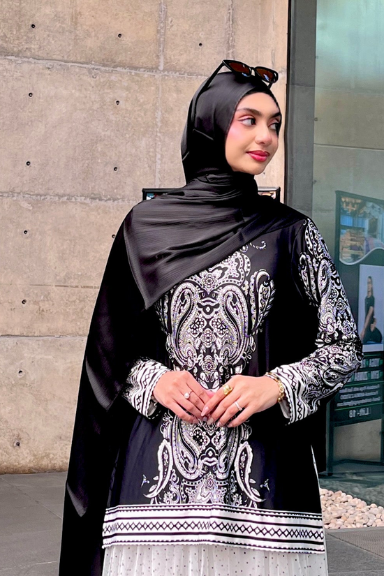 Midnight Paisley Top