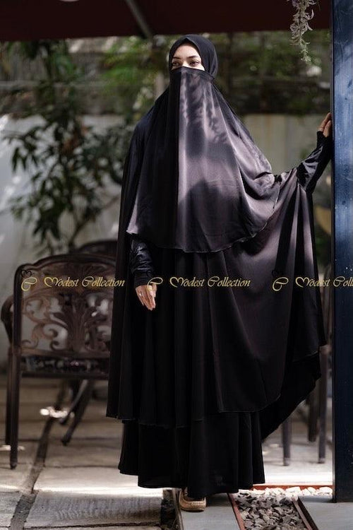 Niqab Khimar Black - Modest Collection