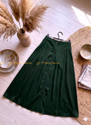 Pencil Skirt Bottle Green