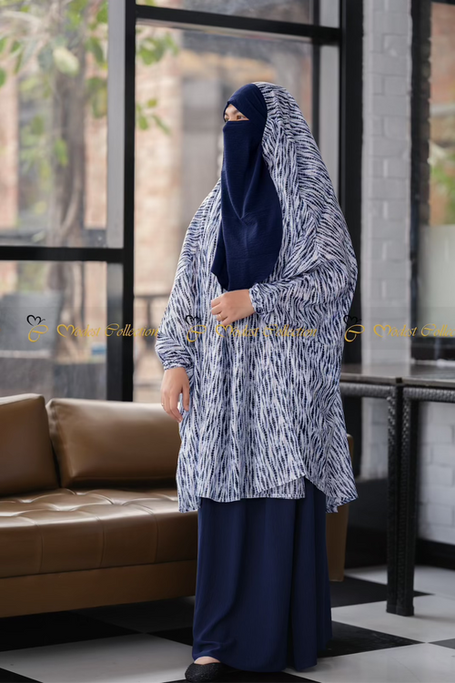 Cotton Prayer Jilbab tie-dye