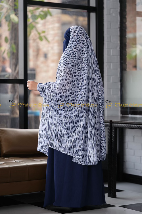 Cotton Prayer Jilbab tie-dye