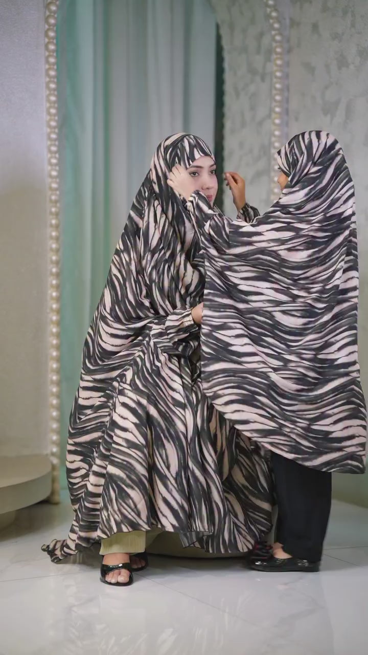 Georgette Khimar Wave