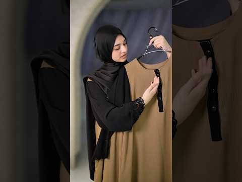 Laser Sleeve Abaya