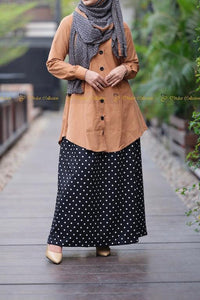 Rafia Top Brown