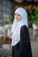 Ready Hijab White for Teen Girls