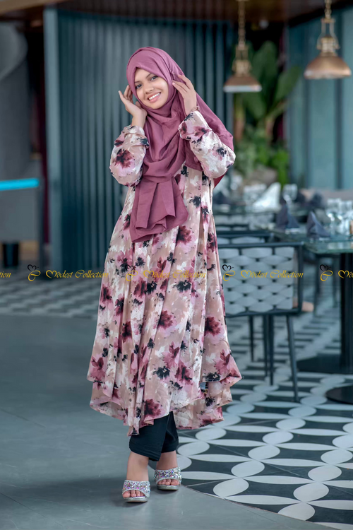 Rumana Kurti Floral Onlion