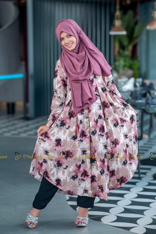 Rumana Kurti Floral Onlion