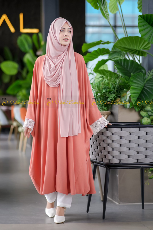 Salwa Semi-length Kaftan for Summer