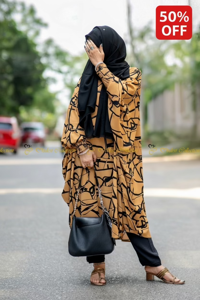 Tanaka Top Printed Brown