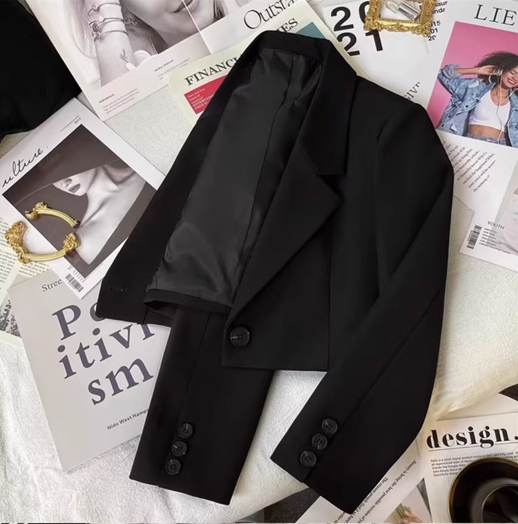 Short Blazer Black