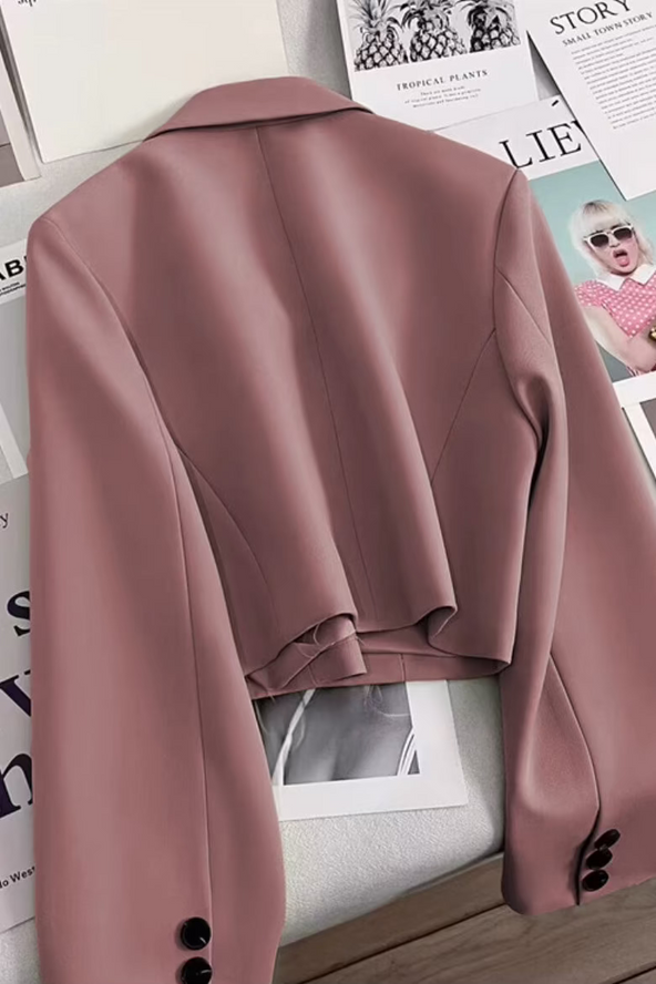 Short Blazer Blush