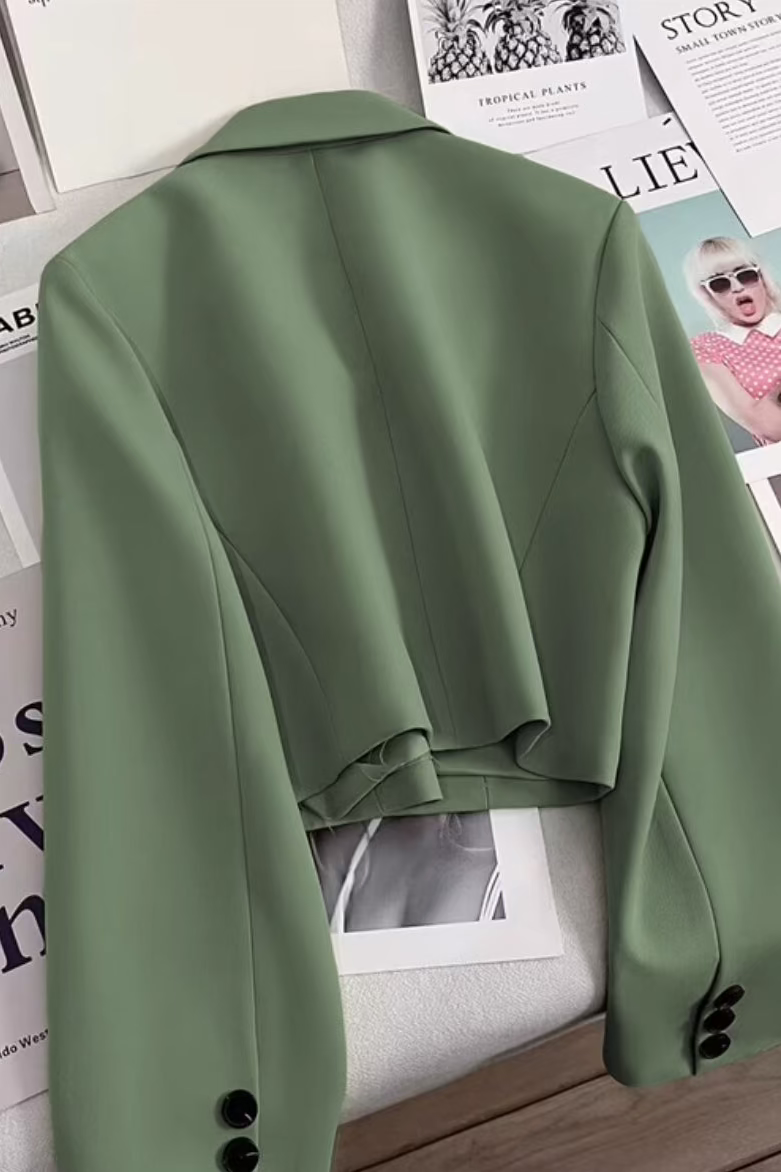 Short Blazer Green