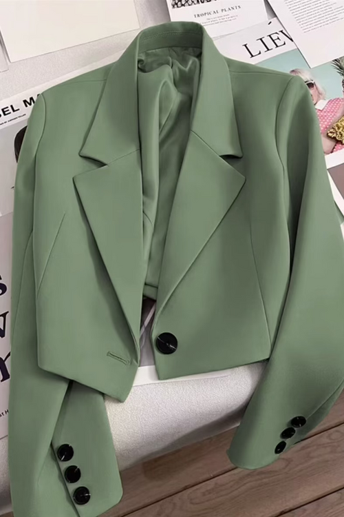 Short Blazer Green