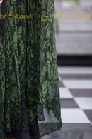 Short Khimar printed leaf - Modest Collection