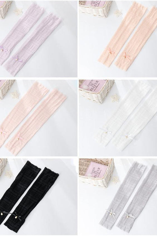 جلباب كامل الطول خوخ وردي