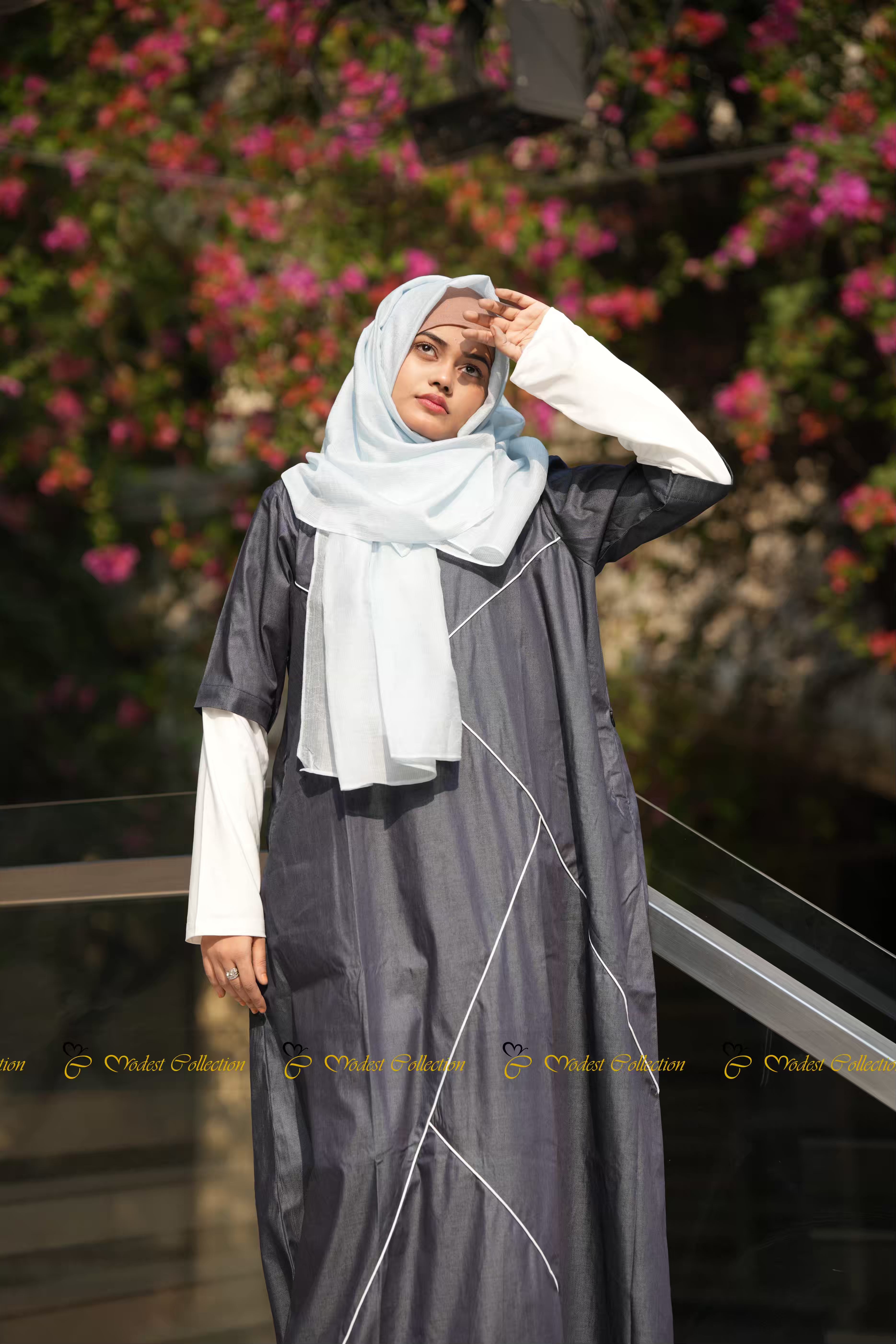 Sports Abaya Denim