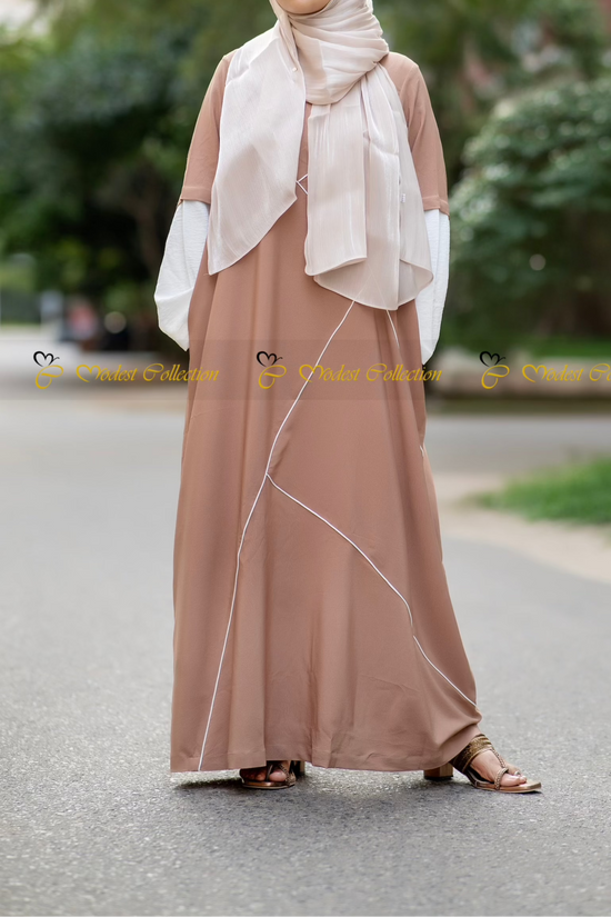 Sports Abaya Brown