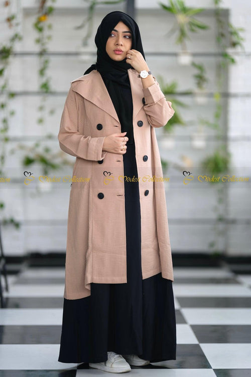 Summer Coat nude Brown - Modest Collection
