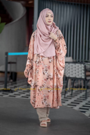 Tanaka Top Peach Floral