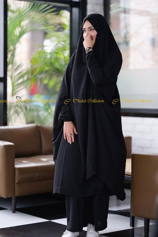 Unjila Jilbab black