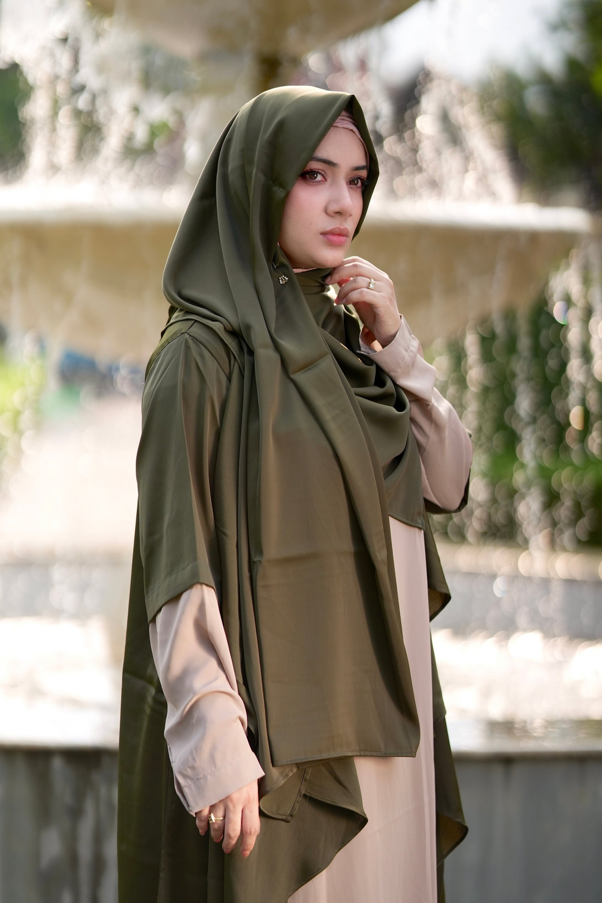 Exclusive Hijab Olive