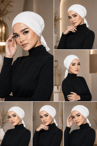 Full Head Cover Under cap with Belt for Muslim Women