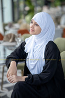 Ready Hijab White for Teen Girls