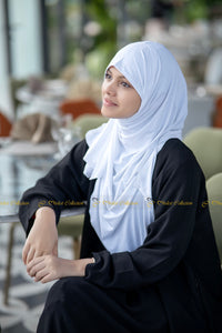 Ready Hijab White for Teen Girls