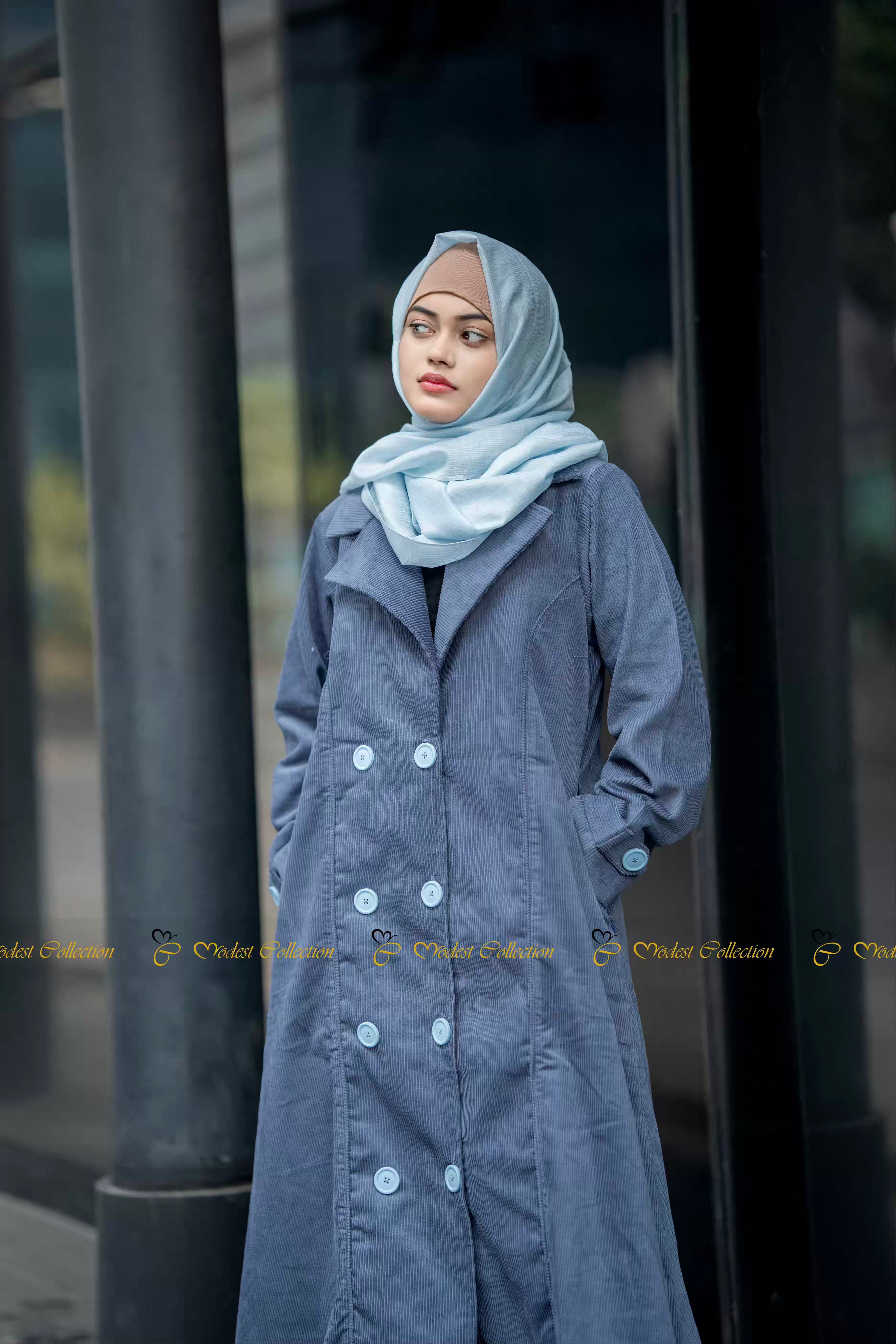 Winter Coat Prussian Blue