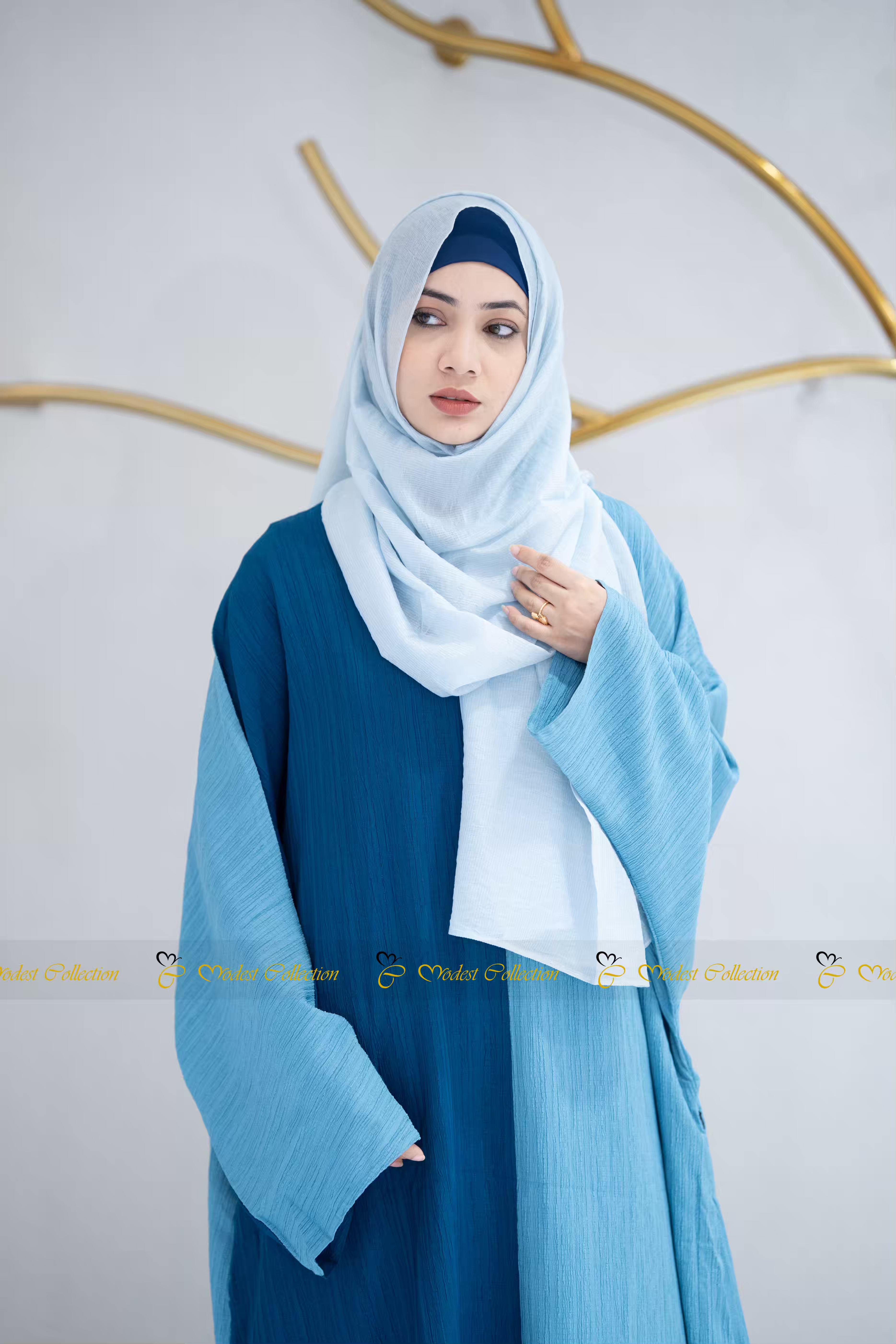Zayra Abaya Blue