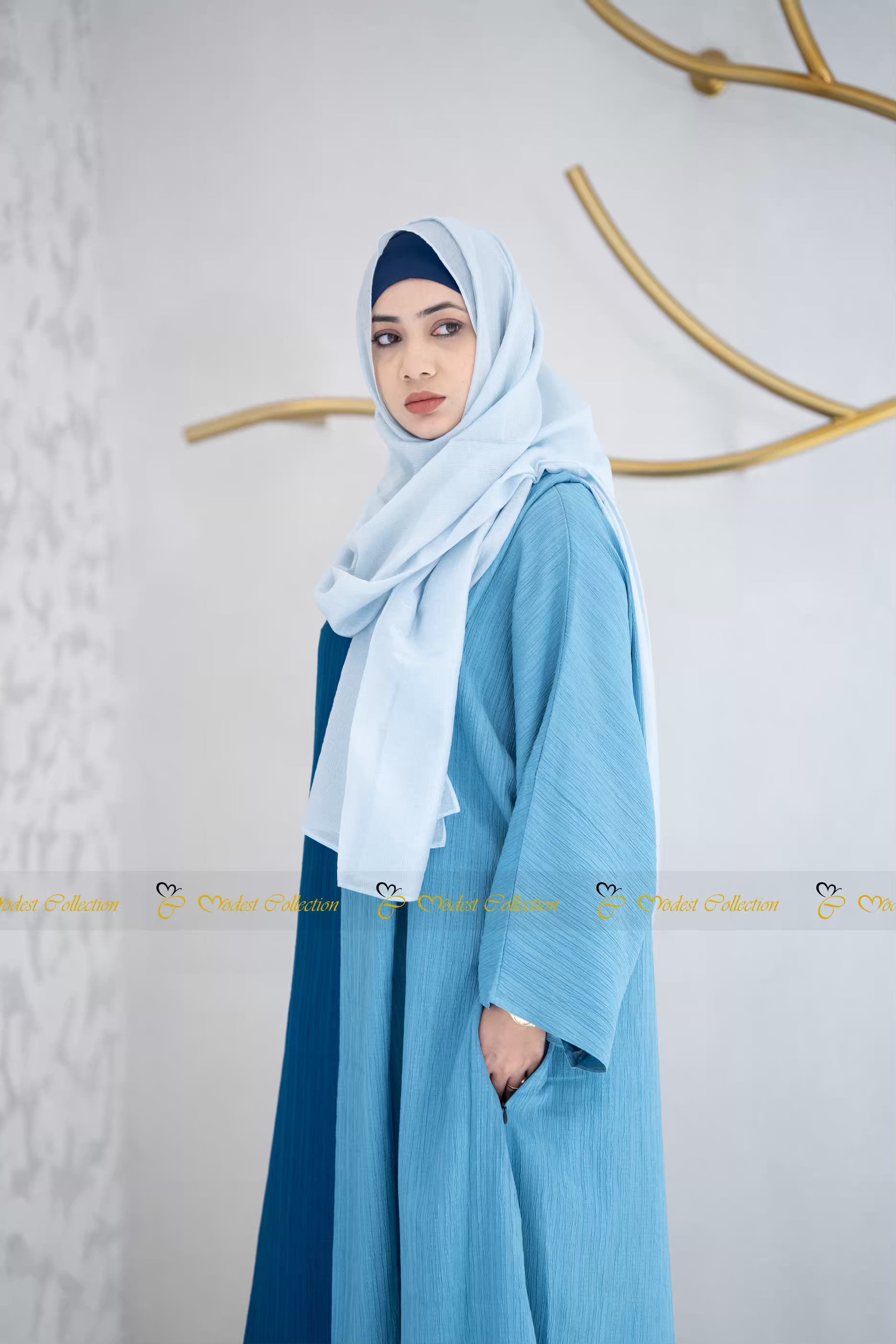 Zayra Abaya Blue