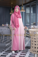 Zayra Abaya Peachy Pink