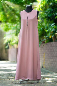 A-line sleeveless inner Mauve